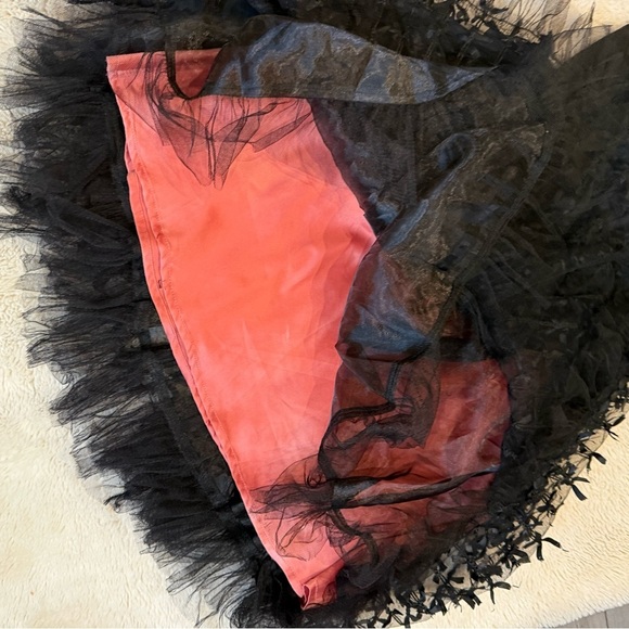 NWOT, Minuet Petite Black and Pink Textured Dress - Picture 7 of 13